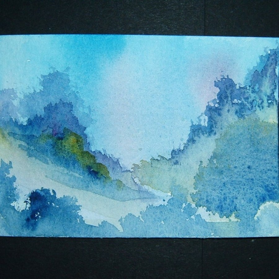 Art painting aceo original paintings fantasy landscape ref 151