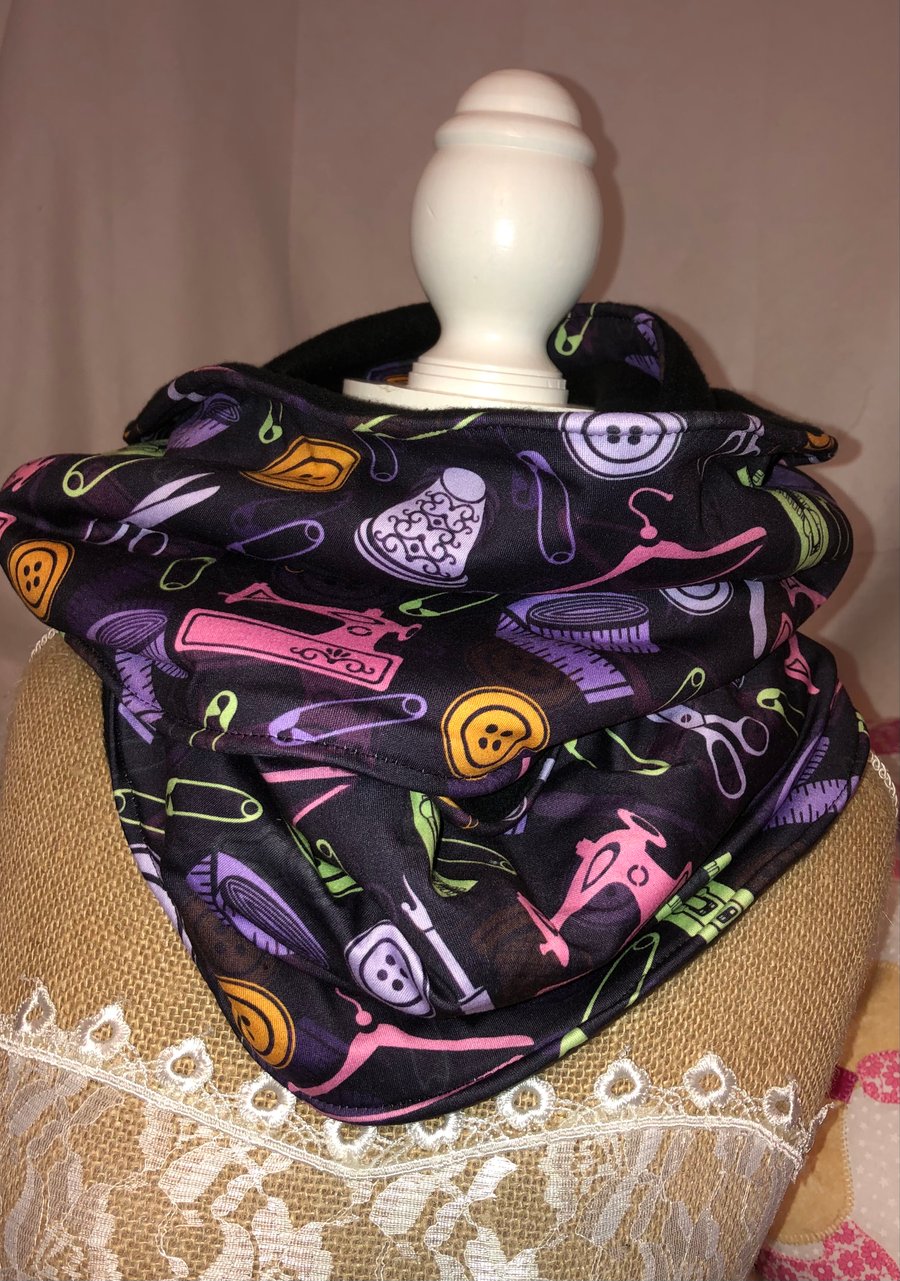 Infinity Scarf with fleece lining