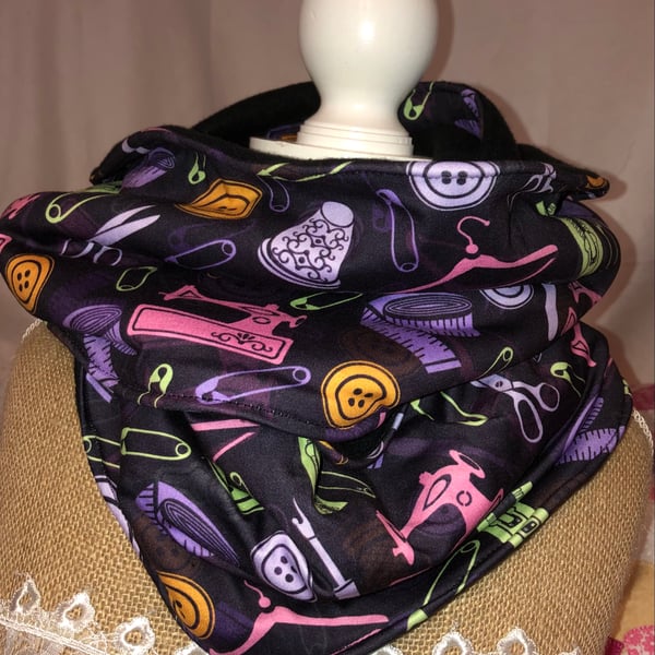 Infinity Scarf with fleece lining