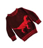 Knitting Pattern Dinosaur Sweater and Hat (Velociraptor). Digital Pattern - Image 4