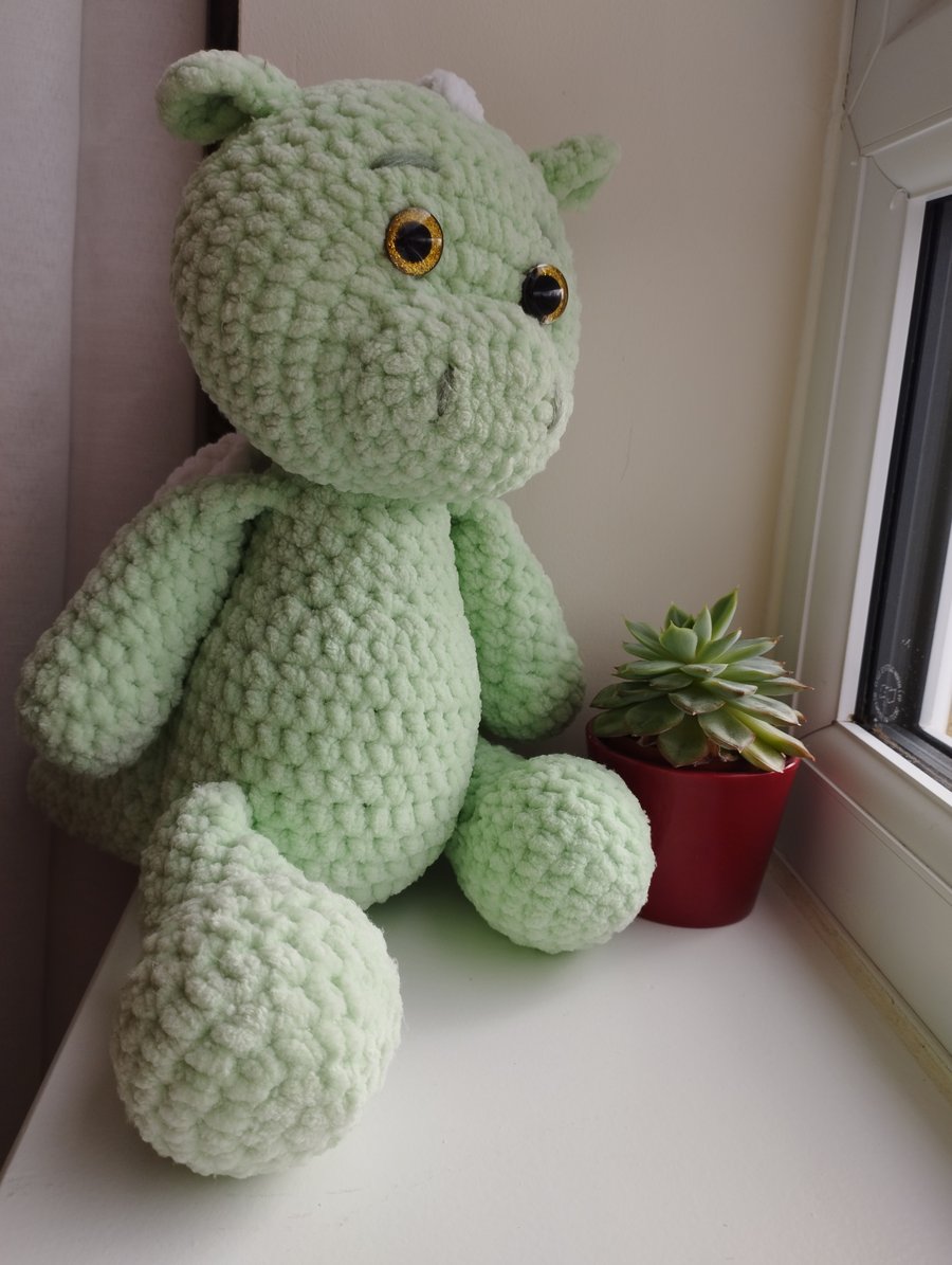 Crochet amigurumi dragon 
