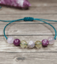 Anxiety Bracelet - Rose Quartz, Lepidolite, Rutilated Quartz, Kunzite - Image 1