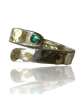 Silver Wrap Ring With Emerald - Image 7