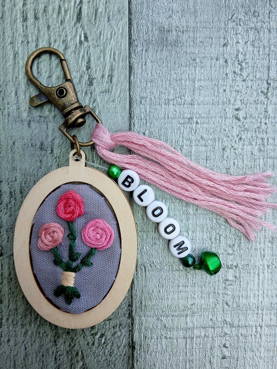 Posy Keyring or Bag Charm