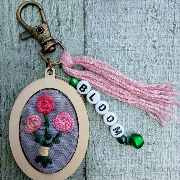 Posy Keyring or Bag Charm