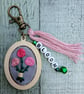 Posy Keyring or Bag Charm