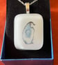 Unique Handcrafted Penguin Pendant.
