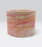 Large Plant Pot - Sunrise Marbled Red Orange and Yellow Planter - Image 7