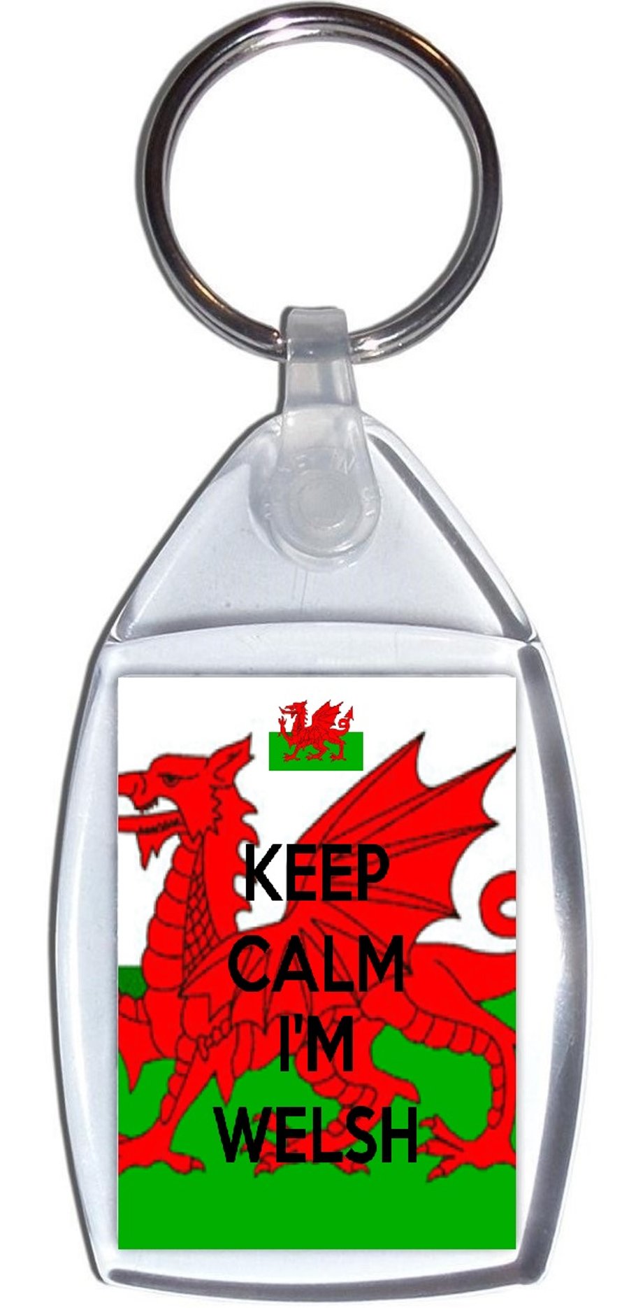 Keep Calm I'm Welsh - Keyring  (FD0074e)