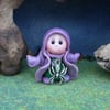 Spider Gnome 'Scurry' 1.5" OOAK Sculpt by Ann Galvin