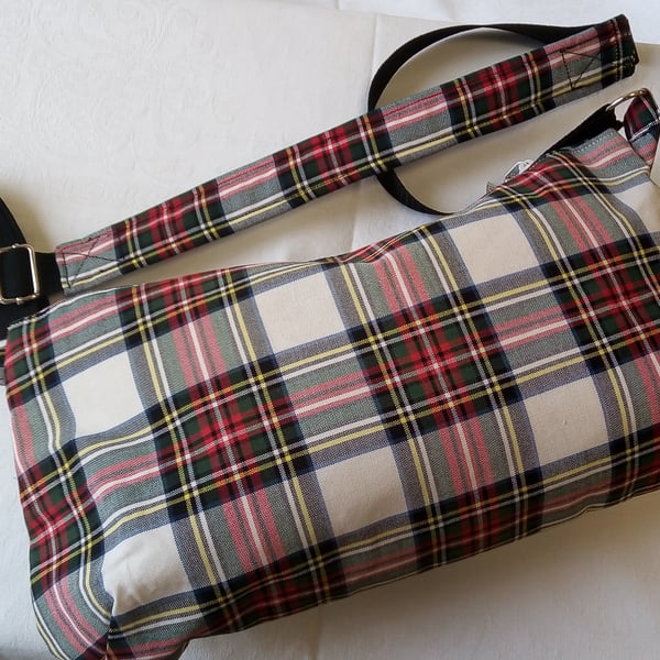 Dress Stewart Tartan Bag with adjustable strap can be Shoulder or Crossbody bag