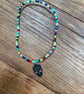 Rainbow Day of the Dead Bracelet (663) - Image 1