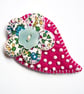 Sale! Felt Paisley Brooch - Image 1