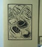 'Seaside Treasure' Hand Printed Sketchbook - Image 1