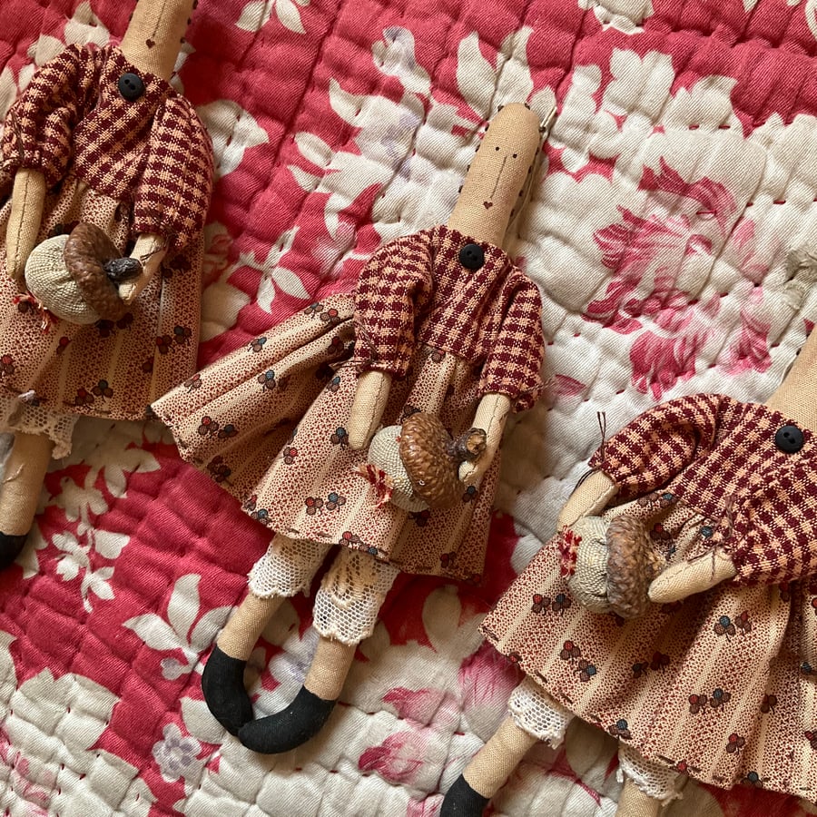 Miniature Homespun Doll