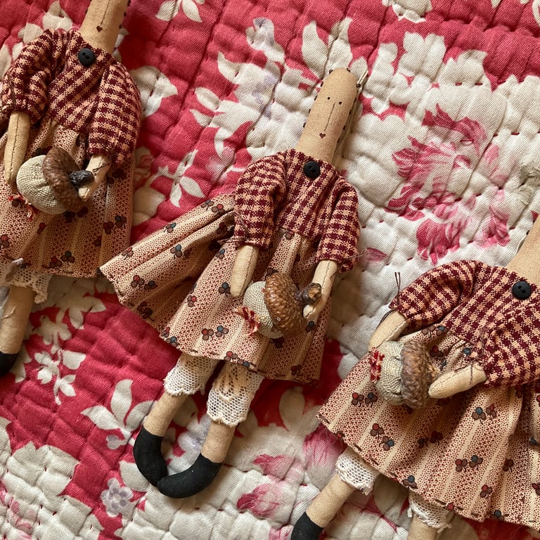 Miniature Homespun Doll