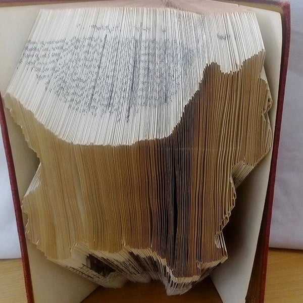 West Highland White Terrier (Westie) MMF Book Folding Pattern - EMAILED PDF