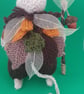 Hand Knitted Mouse - Robin a Greenmam of the Woods - Image 2
