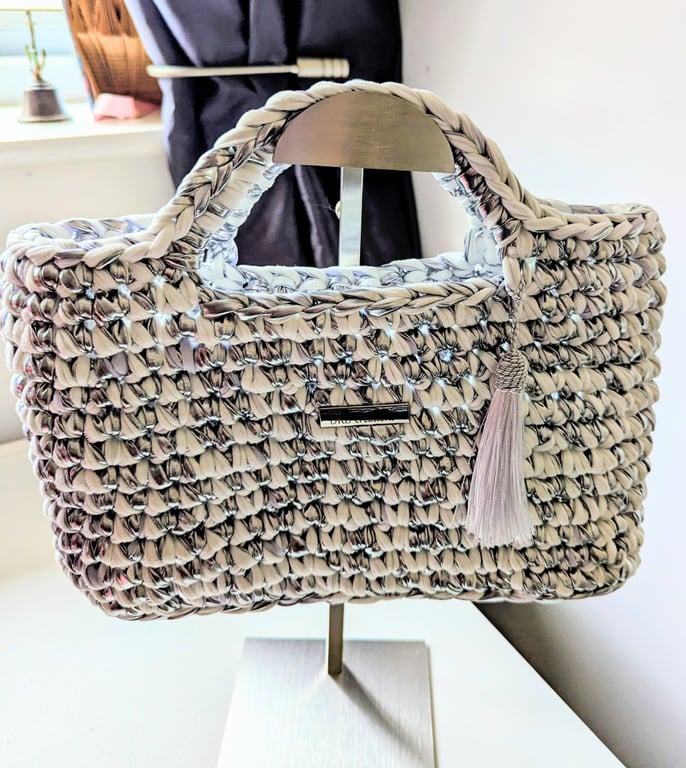 Handmade crochet bag 