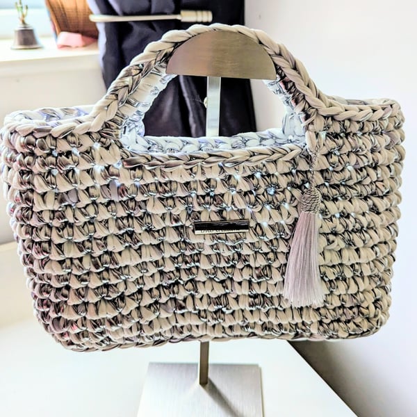 Handmade crochet bag 
