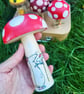 Wooden Toadstool Ornament, Woodland mushroom Nursery Decor & Fairy Tale Gift - Image 1