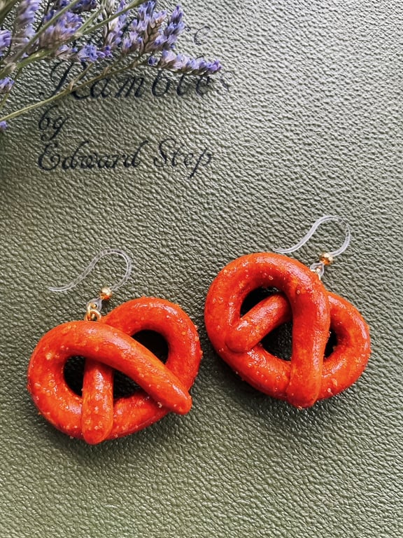 Pretzel Earrings