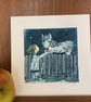 Night Time Feast. - Printmaking - original artwork. made in the uk - Image 2