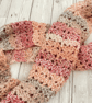 Pink Infinity Scarf - Handmade -Chunky Scarves - Perfectly Imperfect - Image 10
