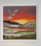 Textile landscape framed picture with owl… find me where the wild things are - Image 6