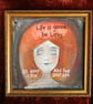 RESERVED FOR SUE! Original framed 12" painted canvas panel - Image 1