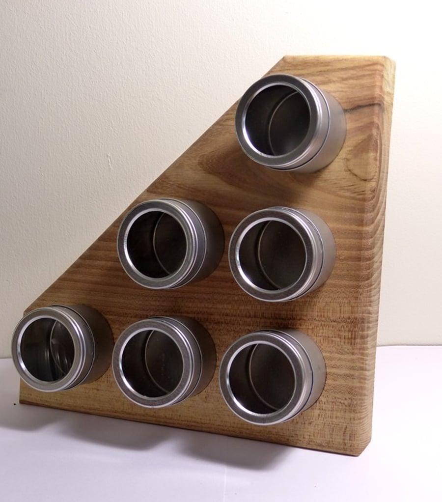 Wooden Herb & Spice Rack