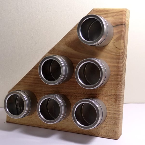 Wooden Herb & Spice Rack