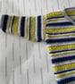 Bright striped hand knitted baby cardigan - Image 3
