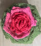 Handmade Crochet Flower Coasters Set of 6 with Basket - Image 6
