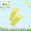 Lemon Lace Topped Ankle Socks