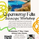 Dry Felted Seascape Workshop, 1st May 2025, 1-4pm, Chorley