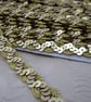 Gold Sequin Glitter Ricrac - Image 3