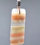 Natural Warring States Agate Trapezoid Pendants - Image 3