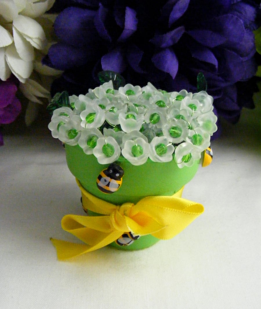 Lily of the Valley Flower Pot