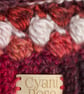  Hat Cute crochet with handmade faux fur pompoms - Image 3