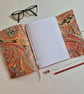 Burnt Orange Marble Journal or Sketchbook, A5 and A6 Sizes - Image 2