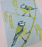 Bluetits - linoprint - Image 5