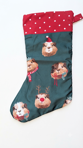 Guinea pig Christmas stocking 