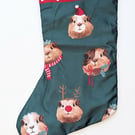 Guinea pig Christmas stocking 