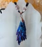 Blue Aura  Black Kyanite Necklace - Image 2