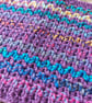 Crochet Chunky Stripe Neck Warmer Cowl - Image 3