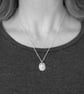 Silver Limpet Shell Necklace – Oxidised Fine Silver Pendant - Image 8