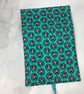 Floral jewellery wrap, Poppies jewellery roll, Handmade - Image 7