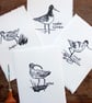 Avocet - lino print - Super Seconds - Image 4