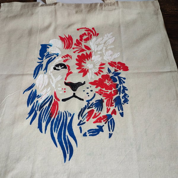 Hand painted tote bags 